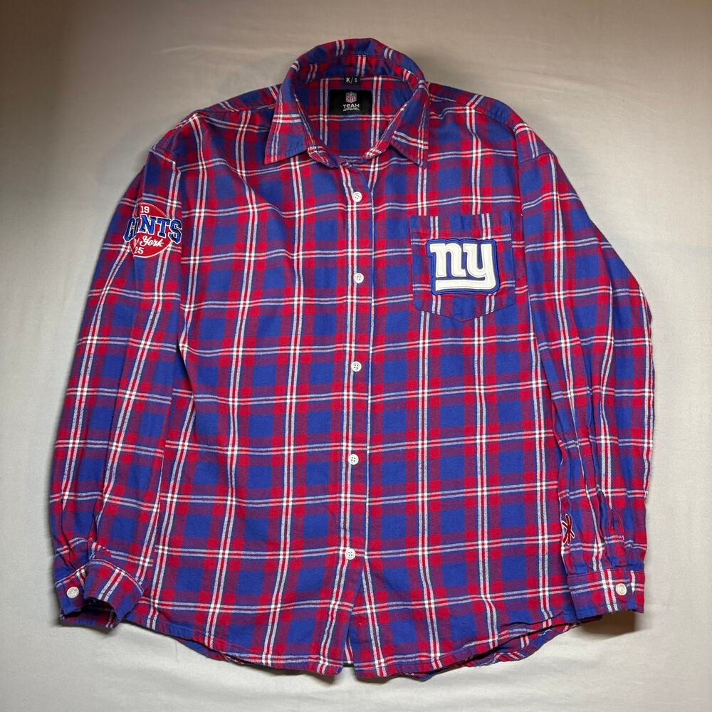 New york giants long sleeve flannel